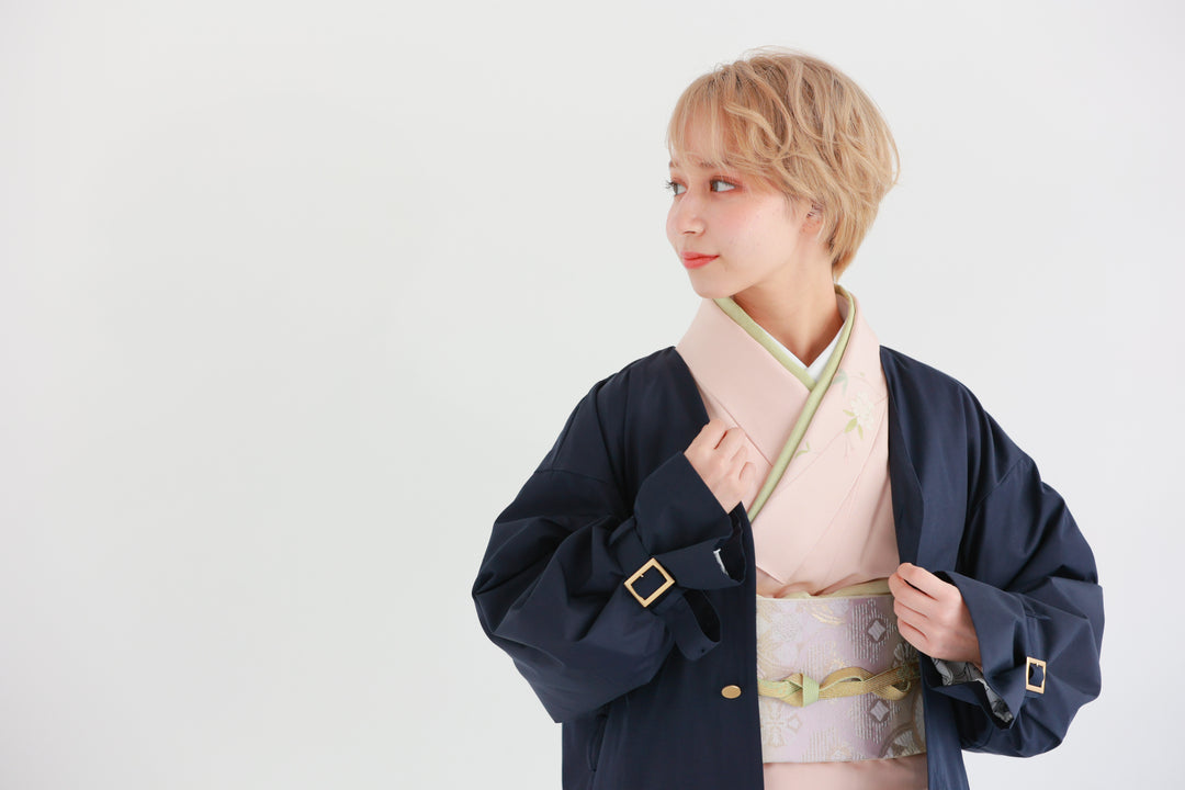 Kimono-Compatible Raincoat