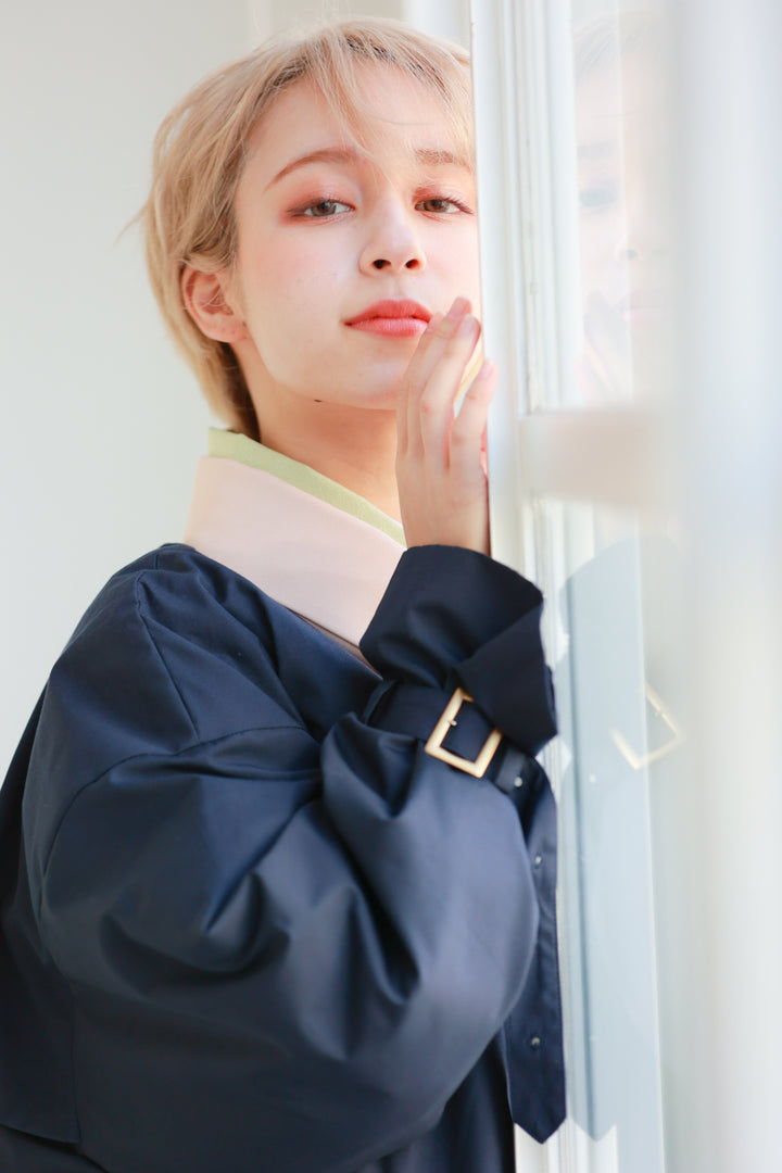 Kimono-Compatible Raincoat