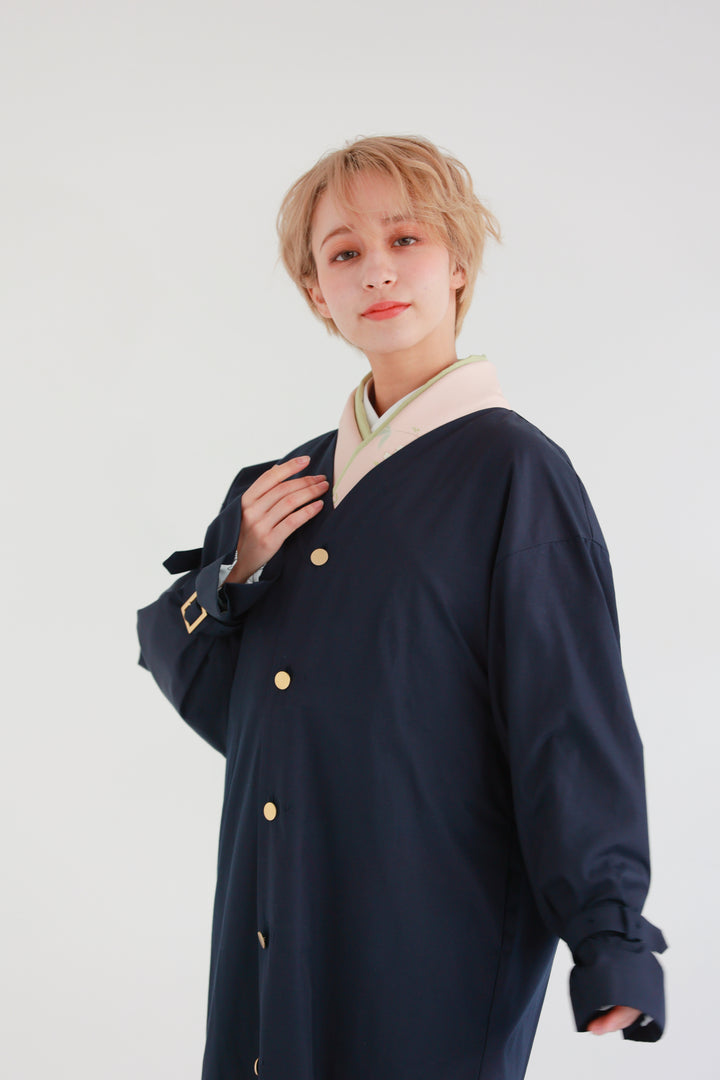 Kimono-Compatible Raincoat
