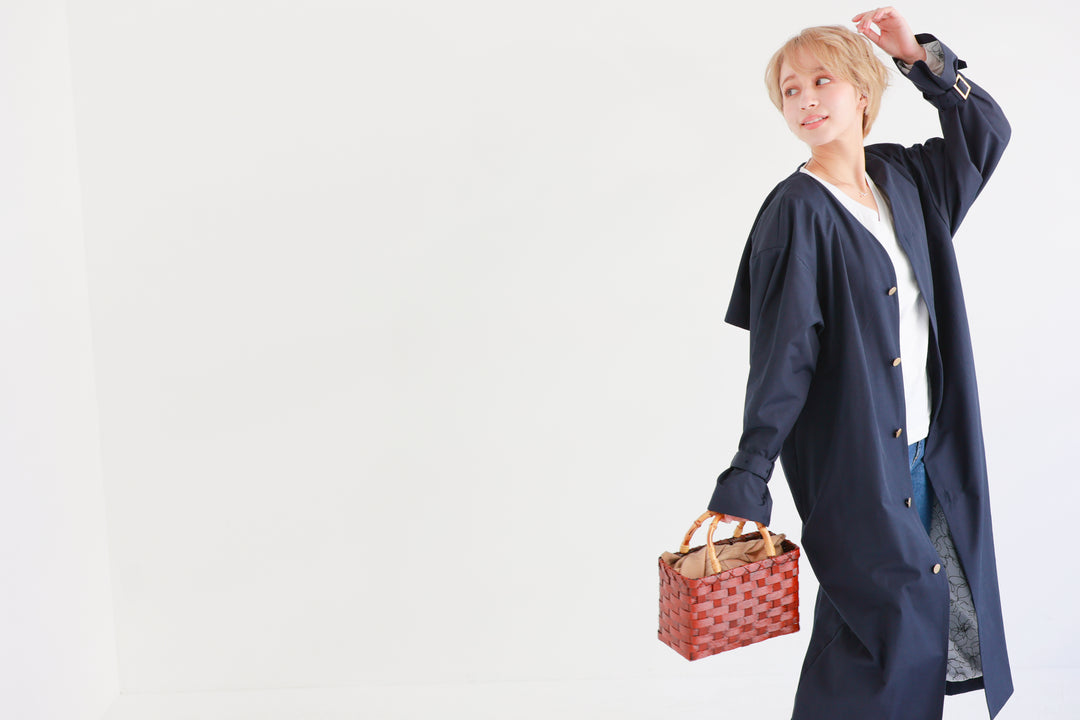 Kimono-Compatible Raincoat