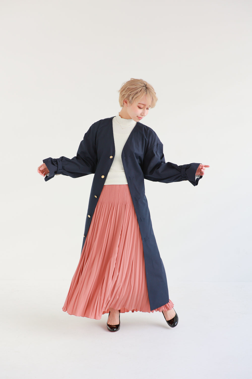 Kimono-Compatible Raincoat