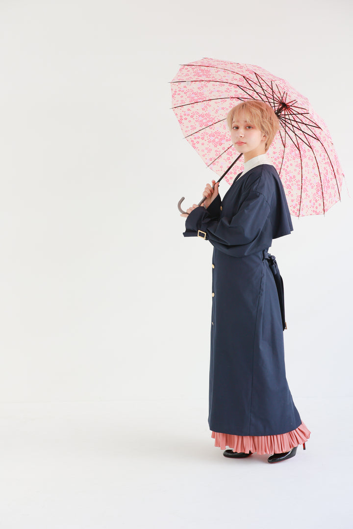 Kimono-Compatible Raincoat