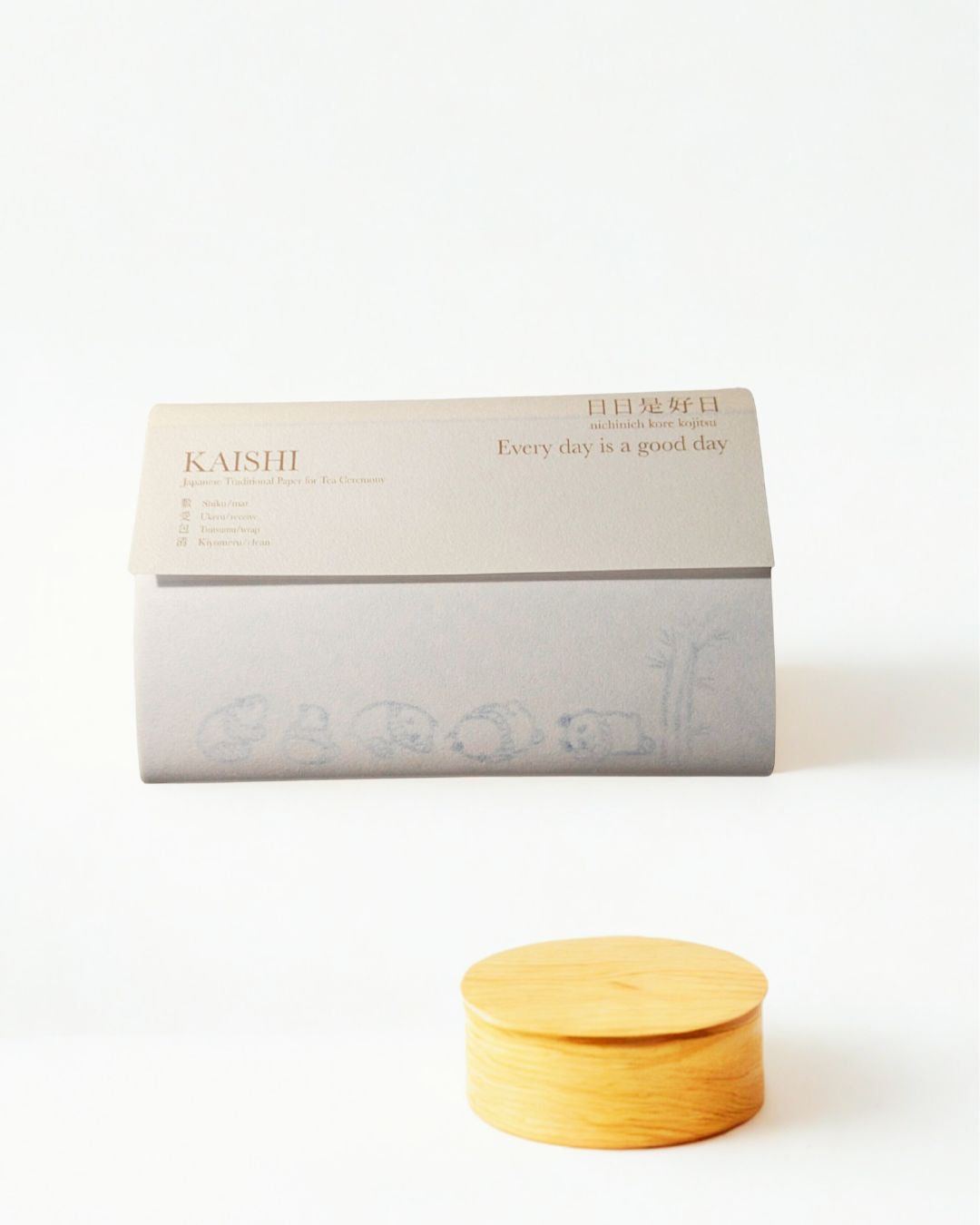 パンダの懐紙｜美濃和紙に透かしで浮かぶ、かわいい和紙